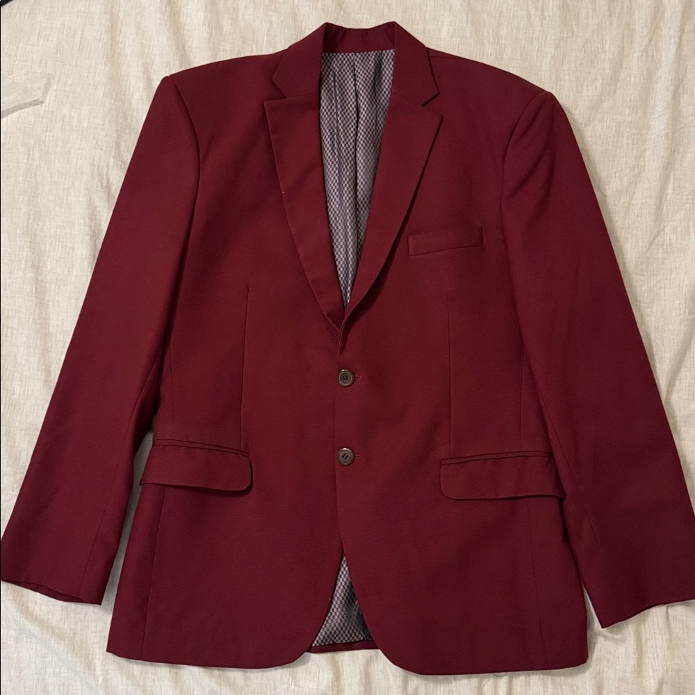 Burgundy Blazer